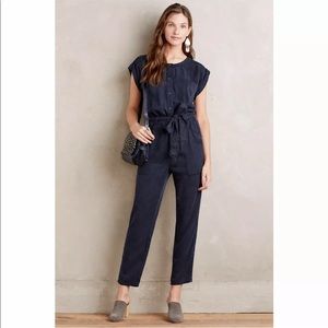 Anthropologie Hei Hei Navy Utility Jumpsuit